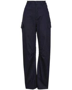 The Archivia Straight-Leg Cargo Pants - Blue