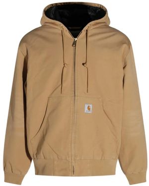 Carhartt Og Active Hooded Jacket - Natural