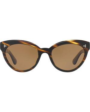 Oliver Peoples Roella 55mm Cat Eye Sunglasses - Brown