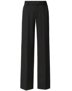 Fabiana Filippi Viscose Polyamide Elastane Trousers - Black