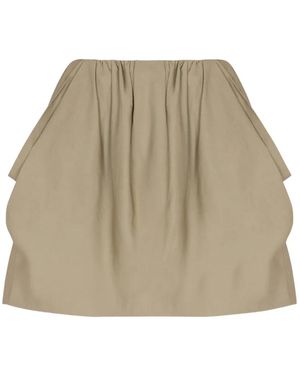 Balmain Balloon Mini Skirt - Natural