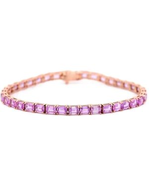 Yi Collection Bracelet En Saphir - Rose
