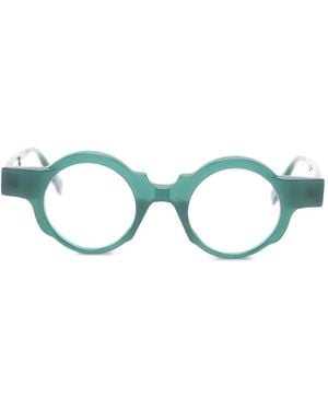 Kuboraum Round-Frame Glasses - Green