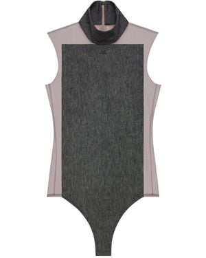 Courreges Illusion Bodysuit - Gray