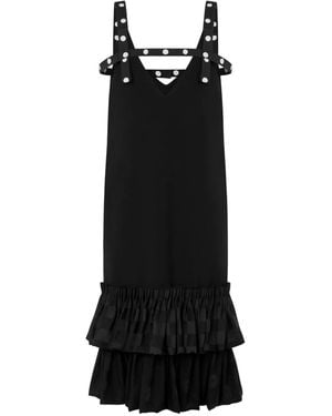 Moschino Stretch Crepe Dress - Black