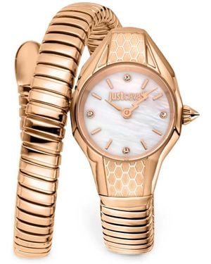 Just Cavalli Snake 22Mm Watch - White