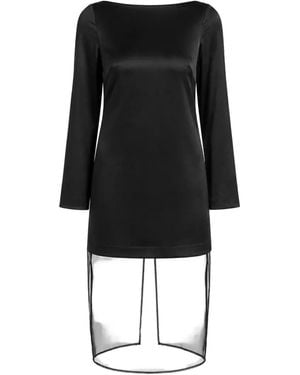 Esse Studios Cartia Cowl-Back Dress - Black