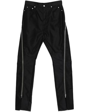 Rick Owens Bolan Banana Zip-Detail Trousers - Black