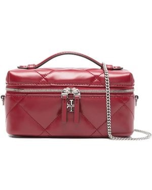 Tory Burch Kira Diamond Quilt East-West Vanity Case - Red