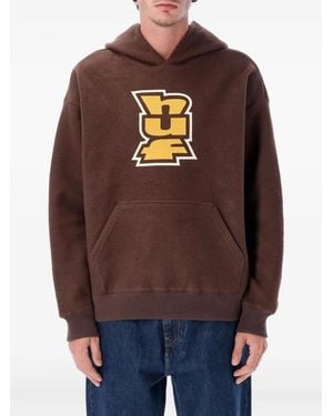 Huf Megablast Logo Hoodie - Brown