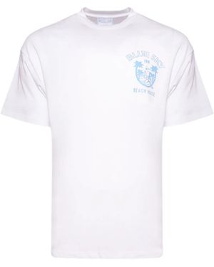 BLUE SKY INN T-Shirt Beach House - Blanc