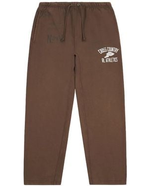 Polo Ralph Lauren Graphic-Print Track Trousers - Brown