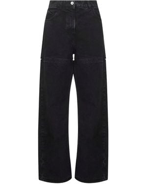 デニム・ジーパン THE ATTICO Woman Jeans Black 236WCP84D066 100 THE ATTICO: jeans in denim - Black | The Attico pants