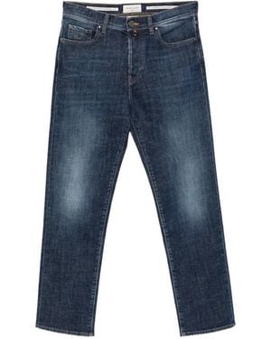 Jacob Cohen Faded Straight-Leg Jeans - Blue