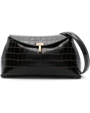 TOTEME T-Lock Clutch - Zwart