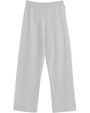 Chinti & Parker Wide-Leg Track Trousers - White