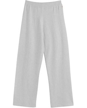 Chinti & Parker Wide-Leg Track Trousers - White