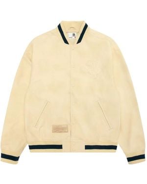 Aape By A Bathing Ape Aapeunvs Bomber Jacket - Natural