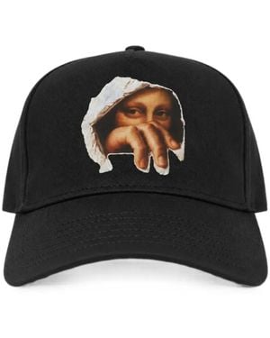 Melt Graphic-Print Cap - Black