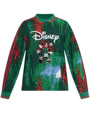 adidas X Disney X Brain Dead Graphic-Print T-Shirt - Green