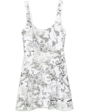 Alice + Olivia Miriam Mini Dress - White
