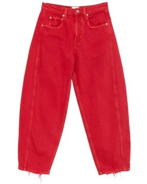 Isabel Marant Vaqueros Oriane Deshilachados - Rojo
