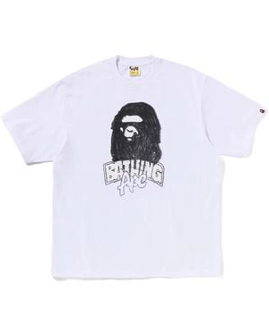 A Bathing Ape Graphic T-Shirt - White