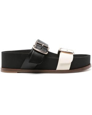 Gabriela Hearst Sandalias Wren con plataforma - Negro