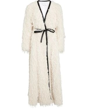 Giambattista Valli Wikkeljas Met Veren En Franje - Naturel