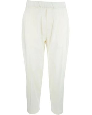 A PAPER KID Pantaloni Dritti - Bianco
