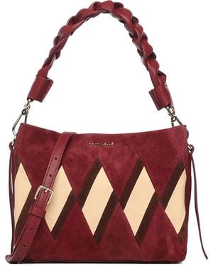 Coccinelle Sac À Main À Anse Tressée - Rose