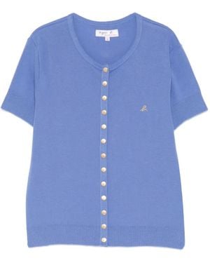 agnès b. Swing Cardigan - Blue