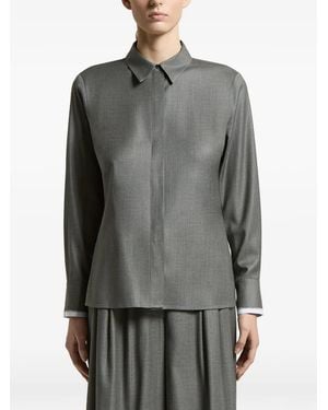 Peserico Long-Sleeved Shirt - Gray