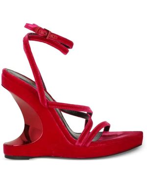 Tom Ford Sandalen Mit Knöchelband - Rot
