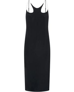 Dion Lee Scoop-back Midi-dress - Black