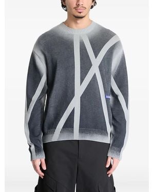 A_COLD_WALL* Antenna Graphic-Pattern Sweater - Blue