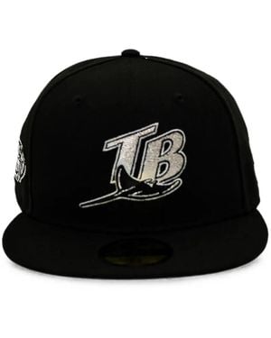 KTZ 59Fifty Tampa Bay Rays Baseball Cap - Black