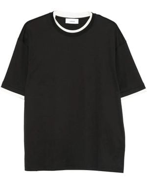 Lardini Crew-Neck T-Shirt - Black