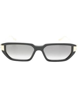 Cartier Panthère De Cartier Rectangle-Frame Sunglasses - Grey