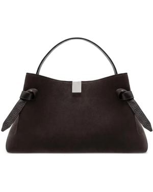 Yuzefi Gyoza Knot-Detail Tote Bag - Black