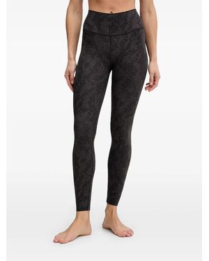 adidas Logo Print Leggings - Black