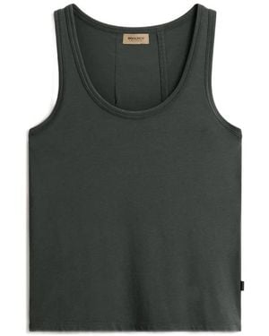 Woolrich Round Neck Vest Top - Green