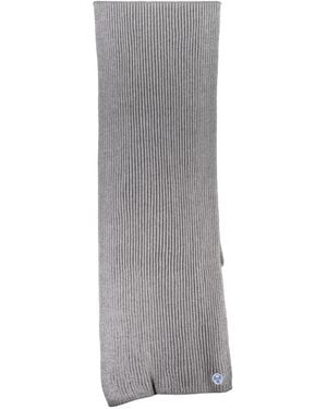North Sails Ribbed-Knit Scarf - Gray