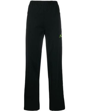Balenciaga High-Rise Track Pants - Black
