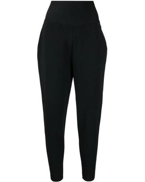 Stella McCartney Tapered Cropped Trousers - Black