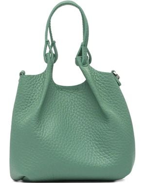 Gianni Chiarini Detachable Leather Tote Bag - Green