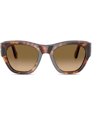 Persol スクエアフレーム サングラス - ブラウン
