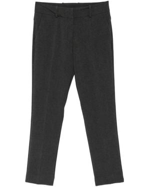 ROSSO35 Belt-Loops Trousers - Black