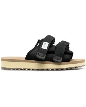 Suicoke Moto-Cab-Eco Sandalen Mit Klettverschluss - Schwarz
