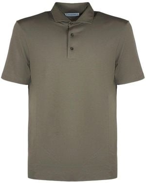 Cruciani Buttoned Polo Shirt - Green